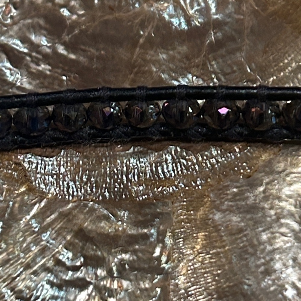 Smoky crystals Wrap Bracelet - Picture 5 of 8